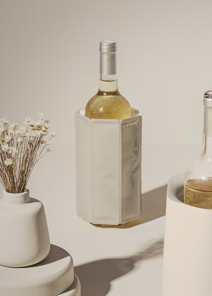 Chladicí obal na víno, Vacu Vin, písková, 38842606