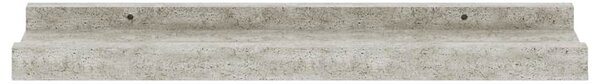 Nástěnné police 2 ks betonově šedé 40 x 9 x 3 cm 326699