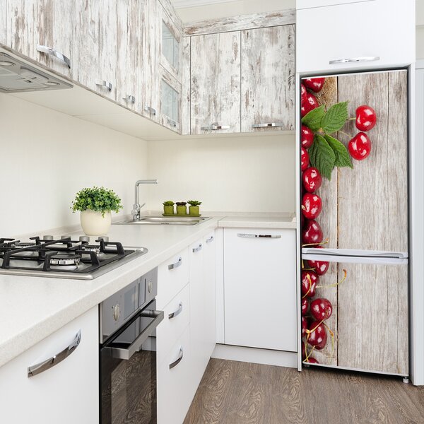 Nálepka na ledničku do domu fototapeta Višně FridgeStick-70x190-f-66878526