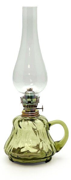 Sklárna Častolovice - Petrolejová lampa Tereza - Poly - lesní zelená