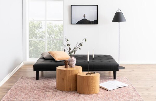 Scandi Přírodní set konferenčních stolků Alida 40/48 x 24,5/33 cm