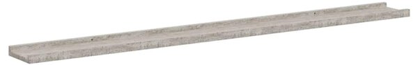 Nástěnné police 2 ks betonově šedé 115 x 9 x 3 cm 326703