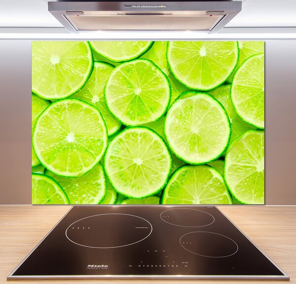 Skleněný panel do kuchyně Limetky pl-pksh-100x70-f-71346931