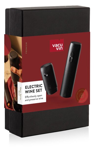 Elektrická sada na víno Vacu Vin - USB, včetně Li-ion baterie