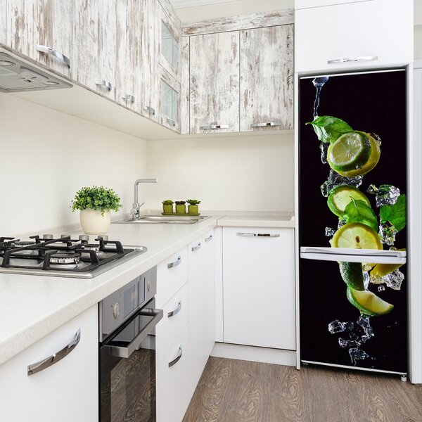 Foto nálepka na ledničku Limetka a citron FridgeStick-70x190-f-66945835