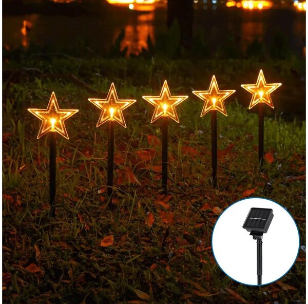 Aigostar - LED Solární vánoční svítidlo LED/0,054W/1,2V 1m IP65 teplá bílá