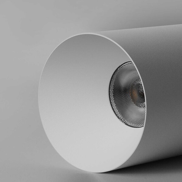 Arco LED přisazené kovové svítidlo Ra>90 antiglare Ø52mm - 8WČerná