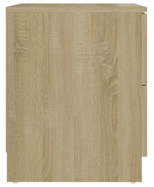 Noční stolky 2 ks dub sonoma 40 x 40 x 50 cm kompozitní dřevo 326730