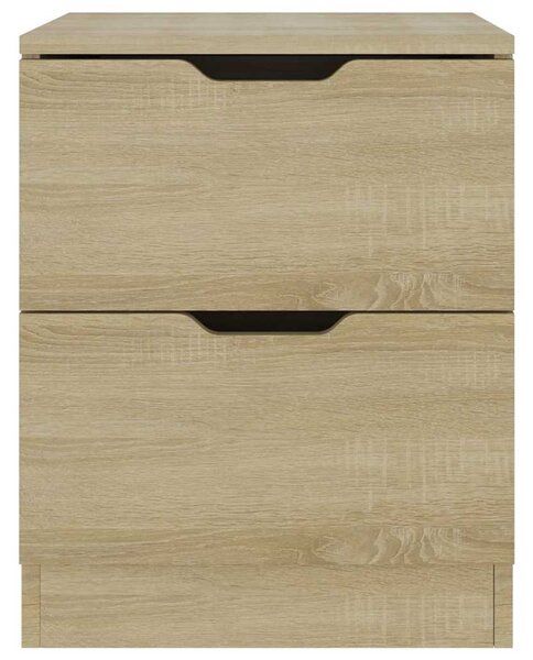 Noční stolky 2 ks dub sonoma 40 x 40 x 50 cm kompozitní dřevo 326730