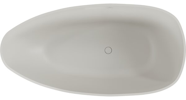 Mexen Imola volně stojící vana z konglomerátu 150 x 77 cm, beton mat - 57281507661