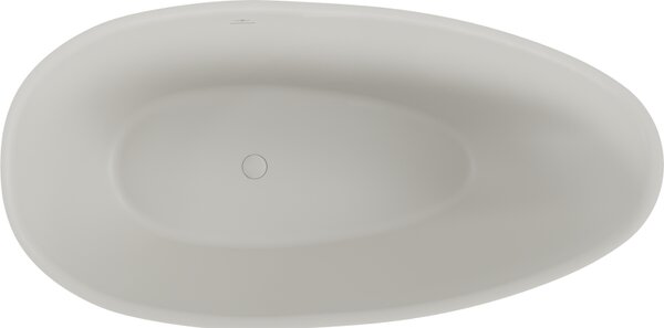 Mexen Milano volně stojící vana z konglomerátu 150 x 82 cm, beton mat - 57301508561