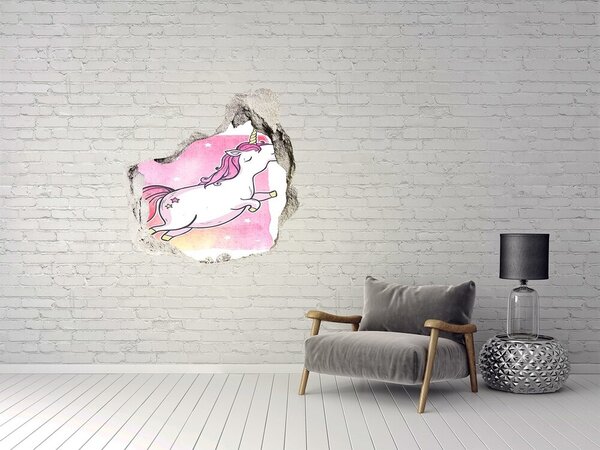 Samolepící nálepka na zeď Jednorožec ve skoku nd-p-125196230