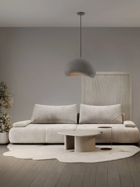 Nova Luce Závěsné svítidlo AERE, 40cm, E27 1x12W Barva: Bílá