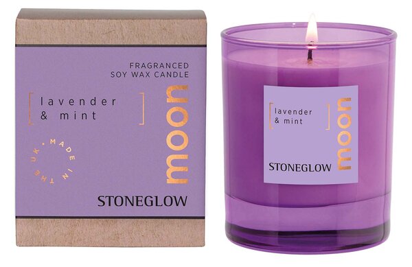 Stoneglow Moon - Lavender & Mint Vonná svíčka, 160 g