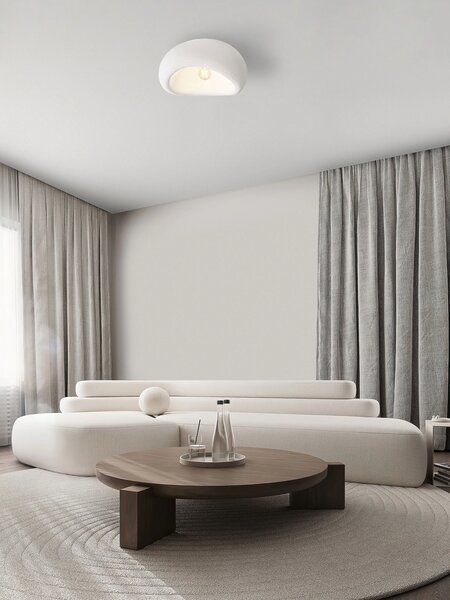 Nova Luce Stropní svítidlo AERE, 40cm, E27 1x12W Barva: Bílá