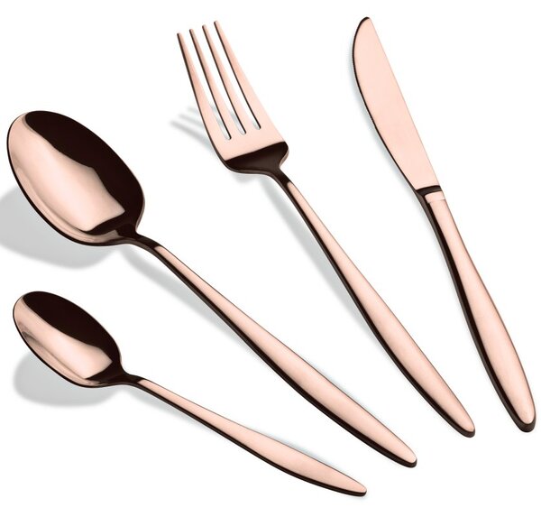 Sada příborů 24 ks Rosegold Metallic Line