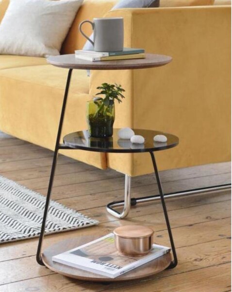 Třípatrový odkládací stolek Modern