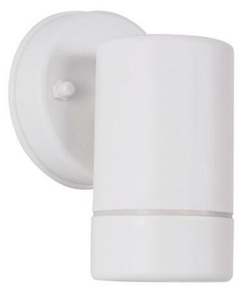 NOVA LUCE venkovní nástěnné svítidlo LIMBIO bílý ABS skleněný difuzor GU10 1x7W bez žárovky IP44 světlo dolů 9010601