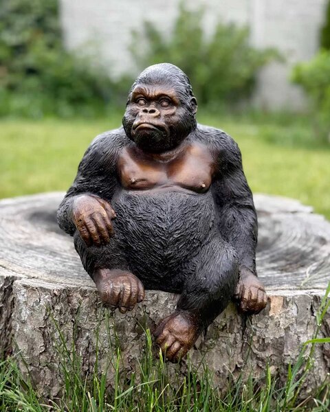 Bronzová socha - Gorilla