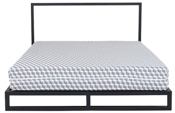 Nordic Design Černá kovová postel Agiama 160 x 200 cm