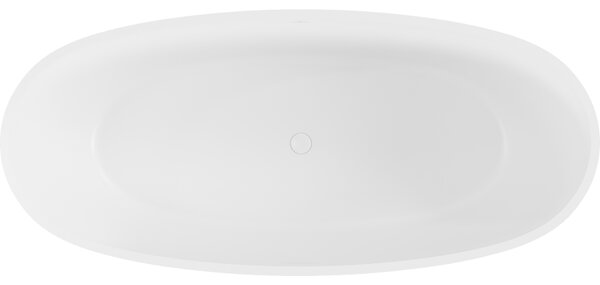Mexen Torino volně stojící vana z konglomerátu 155 x 78 cm, bílá mat - 57271557800
