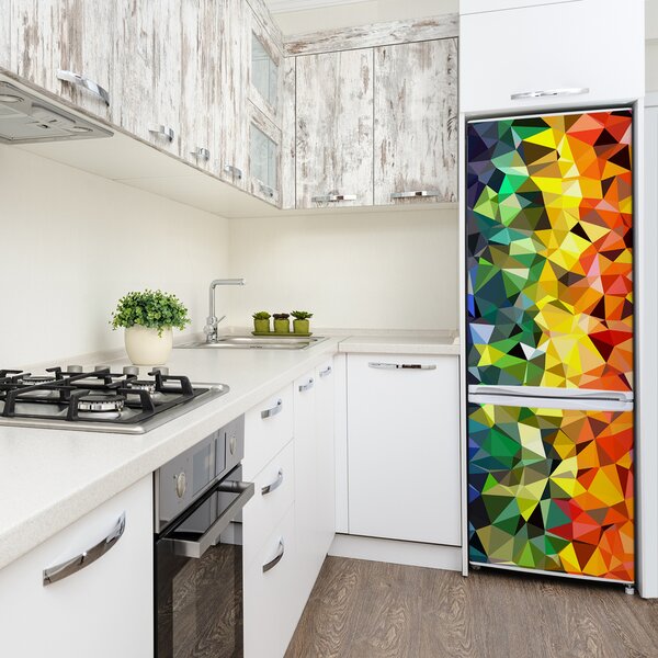 Nálepka fototapeta lednička Gemetrické pozadí FridgeStick-70x190-f-67222726
