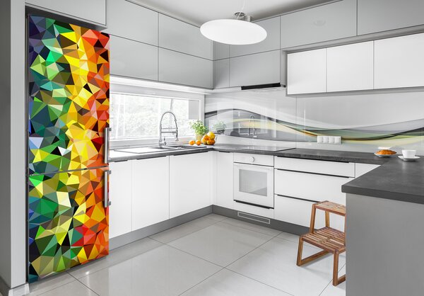 Nálepka fototapeta lednička Gemetrické pozadí FridgeStick-70x190-f-67222726