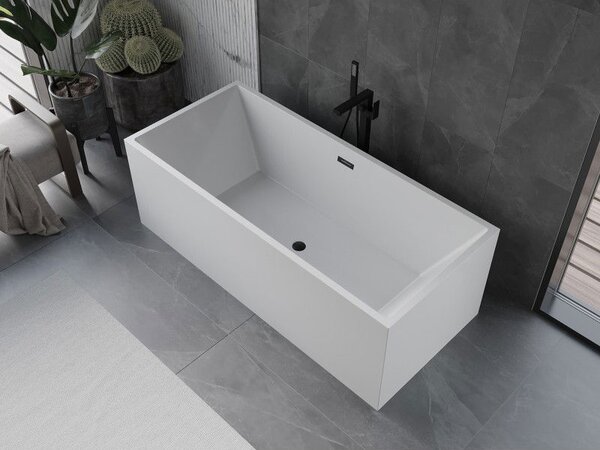 Mexen Vigo volně stojící vana 178,5 x 80 cm, bílá, přepad černý - 51251788000-70