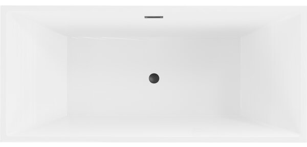 Mexen Vigo volně stojící vana 178,5 x 80 cm, bílá, přepad černý - 51251788000-70