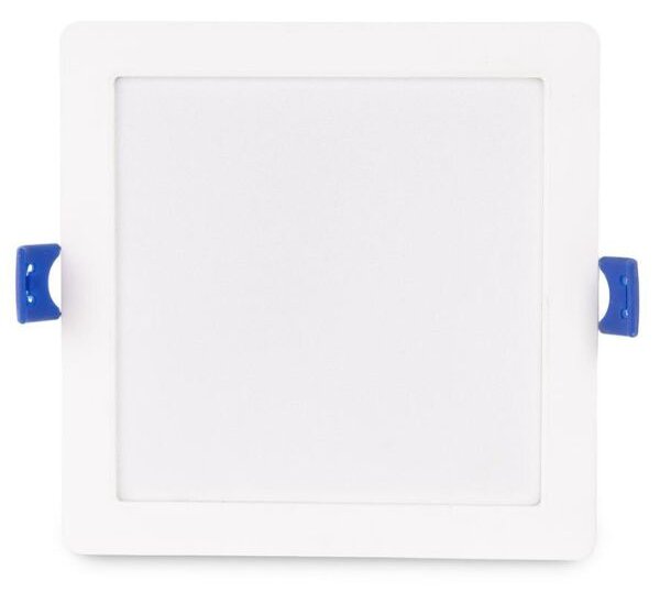 Vestavný LED panel 9W 825lm, denní, čtvercový, 12cm