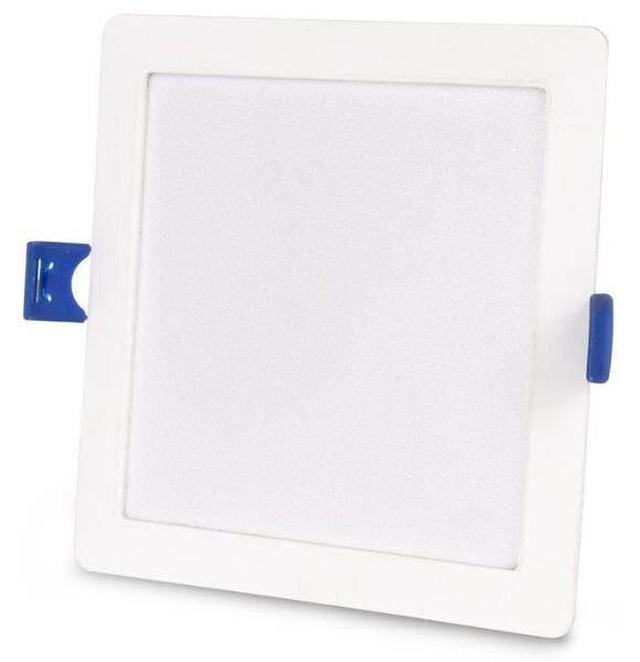 Vestavný LED panel 9W 825lm, denní, čtvercový, 12cm