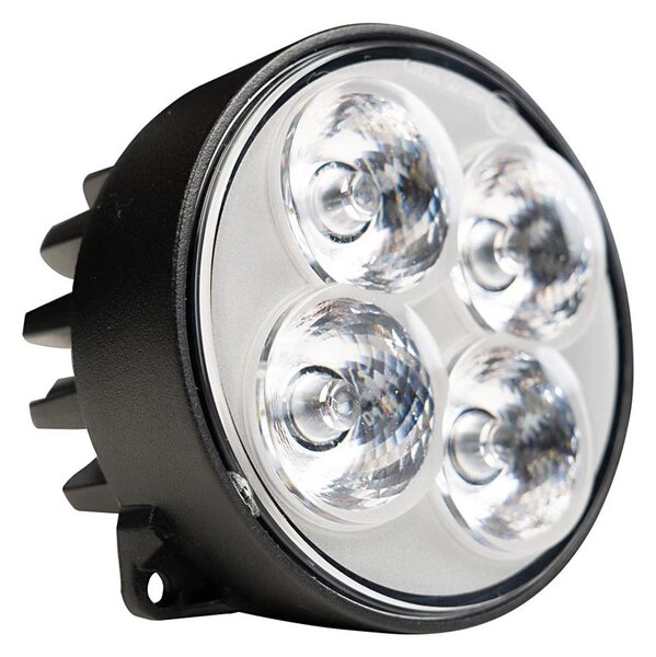 LED Bodové svítidlo pro traktor BLACK LED/20W/10-30V IP69 5700K kulatý