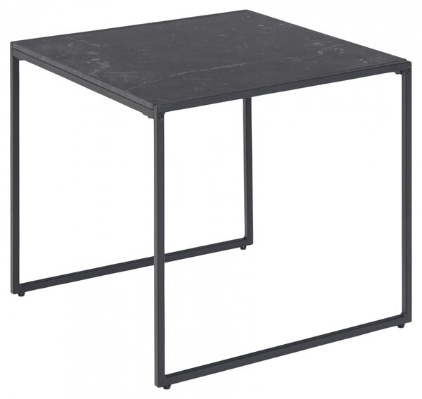 Design Scandinavia Konferenční stolek Infinity, 50 cm, černá
