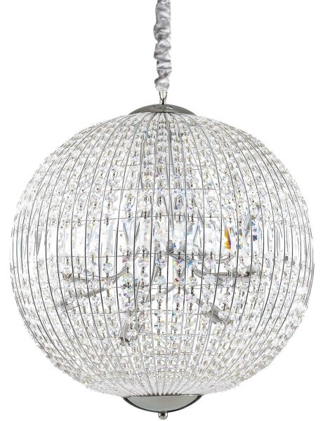 Ideal Lux - LED Křišťálový lustr na řetězu LUXOR 12xG9/3W/230V pr. 60 cm čirá