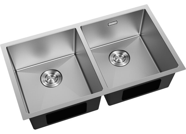 Mexen Binox dřez ocelový 2-komorový 800 x 450 mm, inox - 6421802000-01