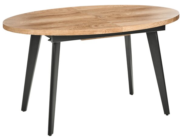 Rozkládací jídelní stůl DUTTON Hnědá 140/180 cm 90 cm