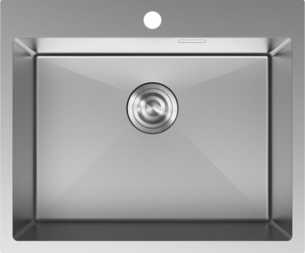 Mexen Solix nerezový dřez 1-komorový 600 x 500 mm, inox - 6408601000-01