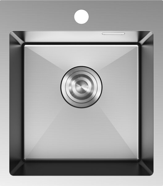 Mexen Solix dřez z nerezové oceli, 1-komorový 400 x 450 mm, inox - 6401401000-01
