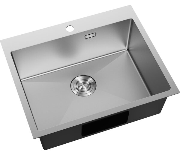 Mexen Solix nerezový dřez 1-komorový 600 x 500 mm, inox - 6408601000-01