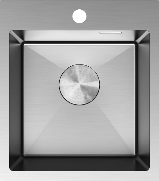 Mexen Solix dřez z nerezové oceli, 1-komorový 400 x 450 mm, inox - 6401401000-01