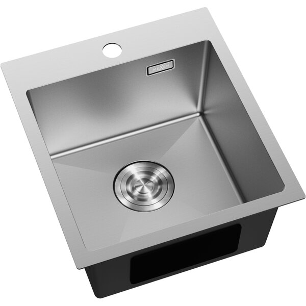 Mexen Solix dřez z nerezové oceli, 1-komorový 400 x 450 mm, inox - 6401401000-01