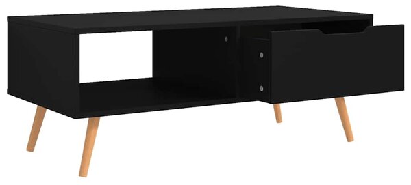 Konferenční stolek černý 100 x 49,5 x 43 cm kompozitní dřevo 326787