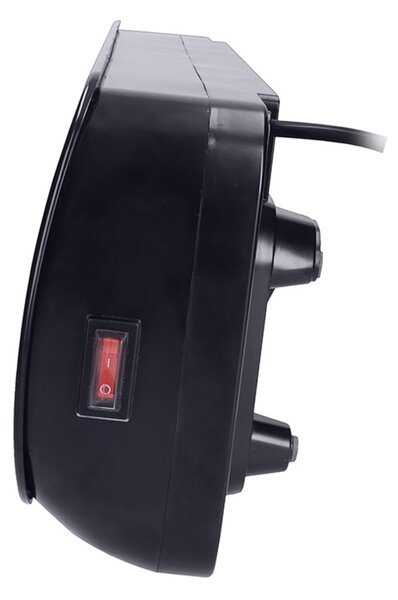 Solight nástěnné keramické topidlo, 2000W, černá KP07B