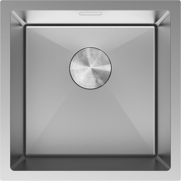 Mexen Trixo nerezový dřez 1-komorový 440 x 440 mm, inox - 6413441000-01