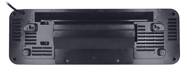 Solight nástěnné keramické topidlo, 2000W, černá KP07B