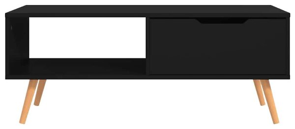 Konferenční stolek černý 100 x 49,5 x 43 cm kompozitní dřevo 326787