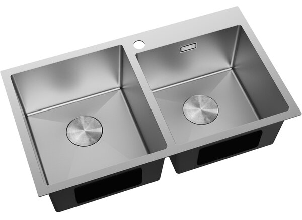 Mexen Xorin dřez nerezový 2-komorový 780 x 450 mm, inox - 6441782000-01