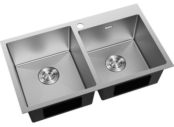 Mexen Xorin dřez nerezový 2-komorový 780 x 450 mm, inox - 6441782000-01