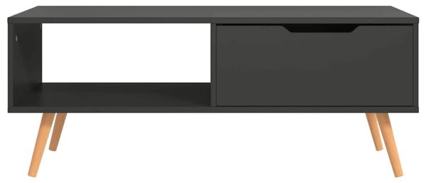 Konferenční stolek šedý 100 x 49,5 x 43 cm kompozitní dřevo 326788