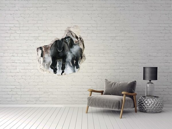 Fototapeta díra na zeď Koně ve cvalu nd-p-100599120